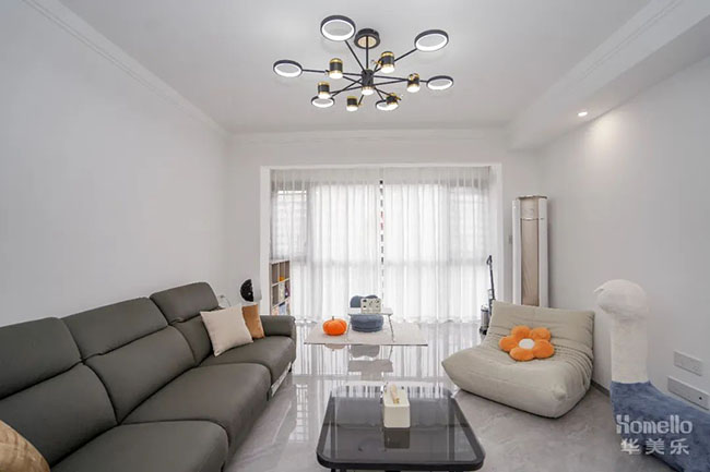 105㎡四居，高檔且實用的簡約主題，體驗寬敞舒心的現(xiàn)代生活